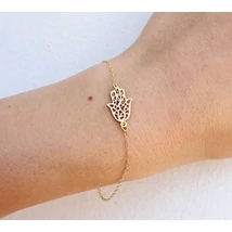 Arany színű Fatima keze karlánc-bokalánc