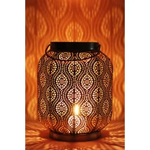 Baghira marokkói gyertya és mécsestartó