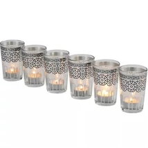 Kadi marokkói mécsestartó pohár 6 db-os