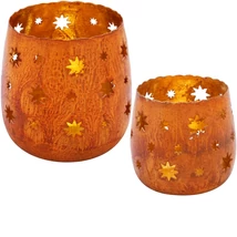 Rusty Javier gyertya és mécsestartó szett