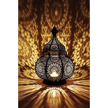 Ziva gyertya és mécsestartó fekete