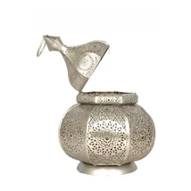 Ziva gyertya és mécsestartó ezüst