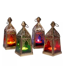 Basil marokkói mécses és gyertyatartó szettben 4 db