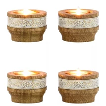 Hannan marokkói mécses és gyertyatartó szettben 4 db