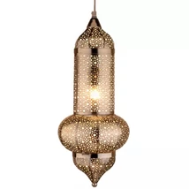 Jamini marokkói mennyezeti lámpa ezüst