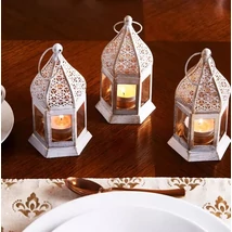 Klar marokkói mécses és gyertyatartó szettben 3 db