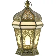 Lamin marokkói mécses és gyertyatartó 