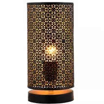 Tuza marokkói asztali lámpa fekete