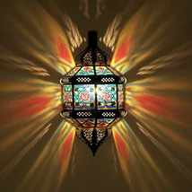 Amir marokkói falilámpa