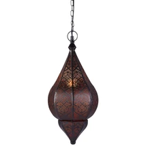 Kihana marokkói mennyezeti lámpa fekete