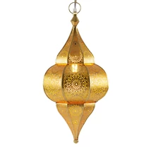 Lunar marokkói mennyezeti lámpa arany