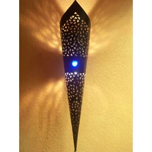 Marina marokkói falilámpa kék