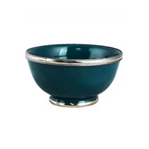 Cariba marokkói kerámia tányér kék