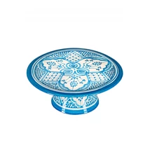 Safroun marokkói kerámia tortatányér / tortaállvány