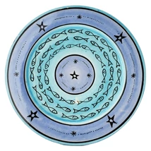 Samak marokkói kerámia tányér