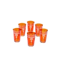 Andalous marokkói teapohár narancssárga