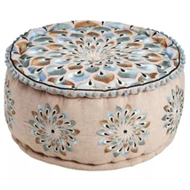 Azet marokkói textil puff / ülőpárna