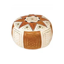 Merzougha marokkói bőr puff, ülőpárna 45 cm