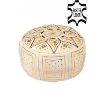 Merzougha marokkói bőr puff, ülőpárna 45 cm