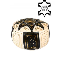 Merzougha marokkói bőr puff, ülőpárna 45 cm