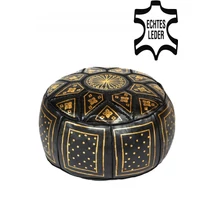 Merzougha marokkói bőr puff, ülőpárna 45 cm