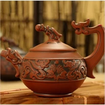 Yixing vörös teáskanna 