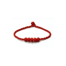 Piros kabbala karkötő 