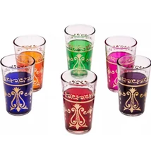 Arab marokkói teapohár többszínű