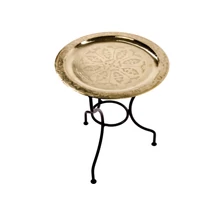 Gibraltar keleti teázó asztal arany színben