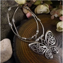 Pillangó mintájú tibeti ékszer