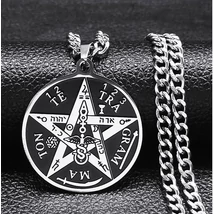 Mágikus pentagram nyaklánc