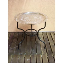 Gibraltar keleti teázó asztal ezüst színben