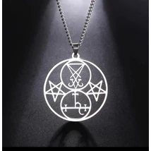 Lucifer Lilith démon pecsétje nyaklánc