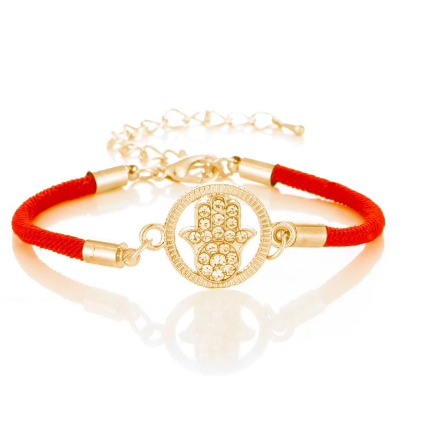 Fatima keze strasszköves karkötő II