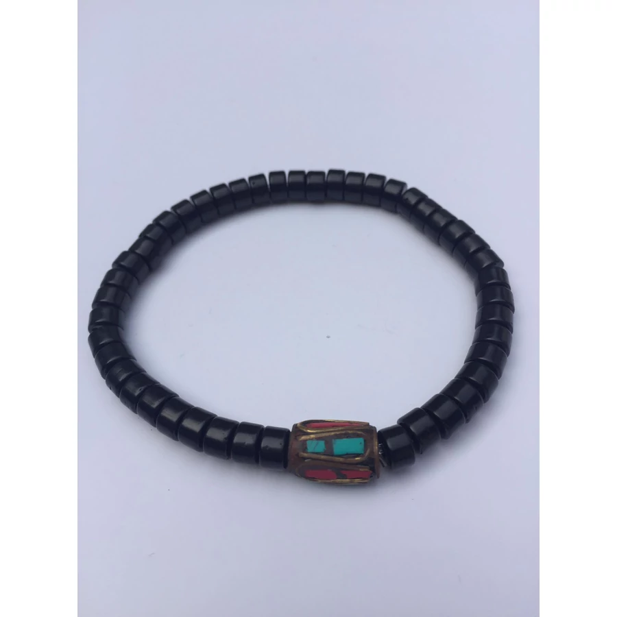 Vésett mala tibeti osztóval karkötő