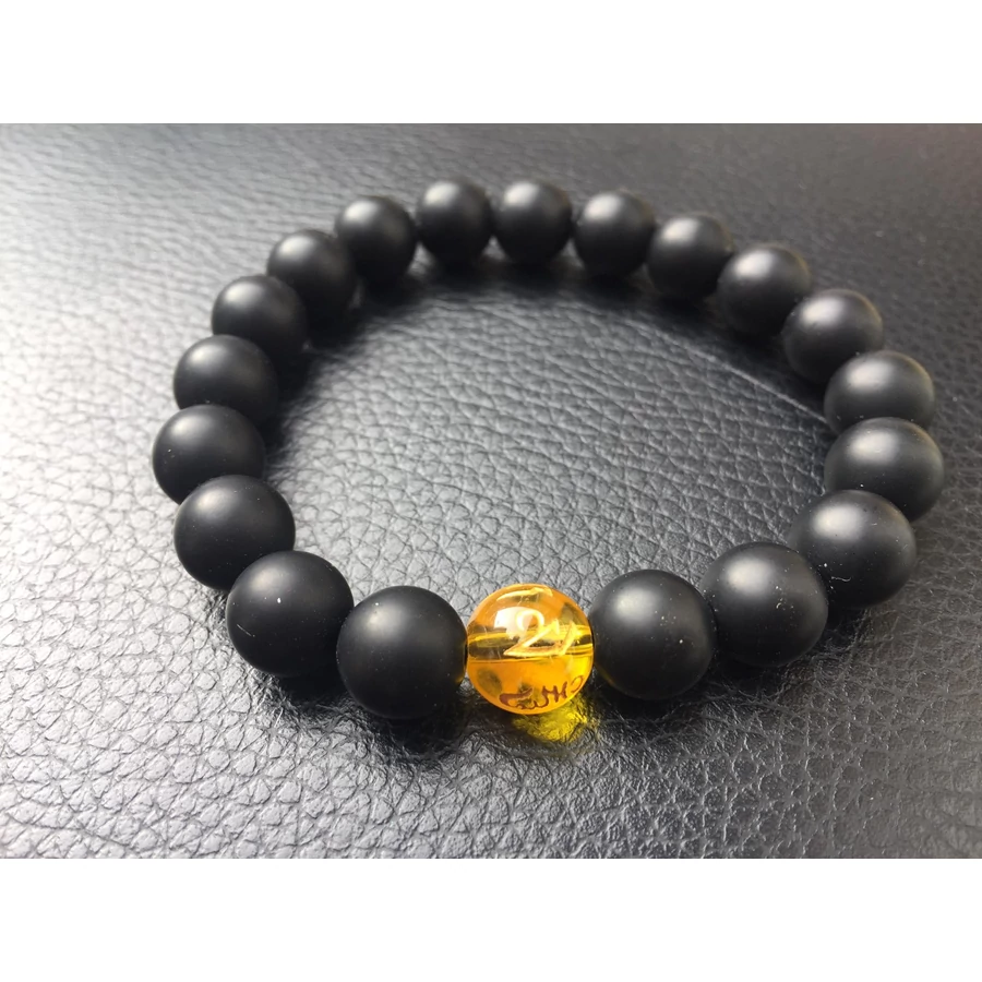 OM Mani Padme Hum mantrás osztó mala karkötő