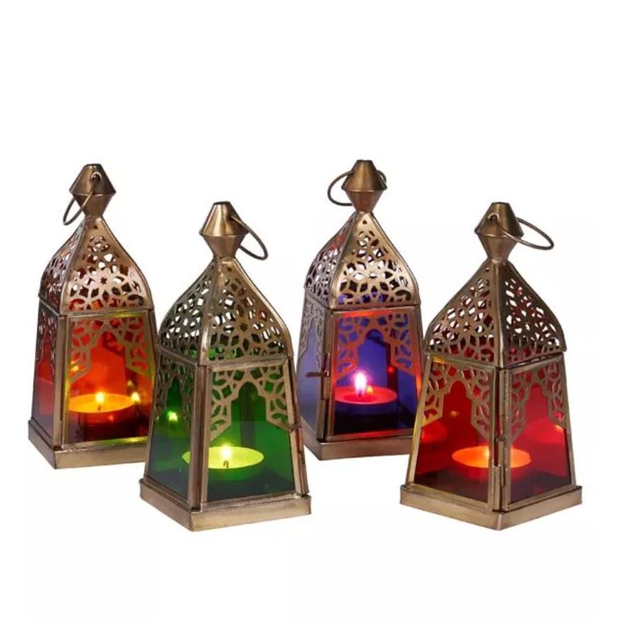 Basil marokkói mécses és gyertyatartó szettben 4 db