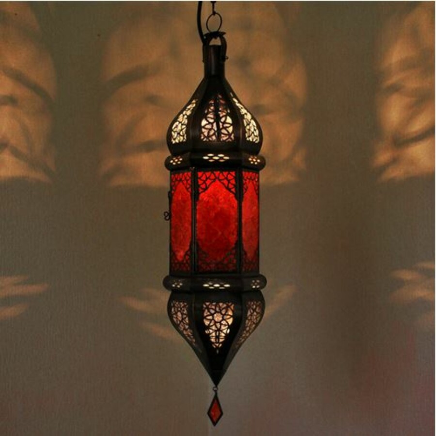Sultana marokkói piros mennyezeti, falilámpa