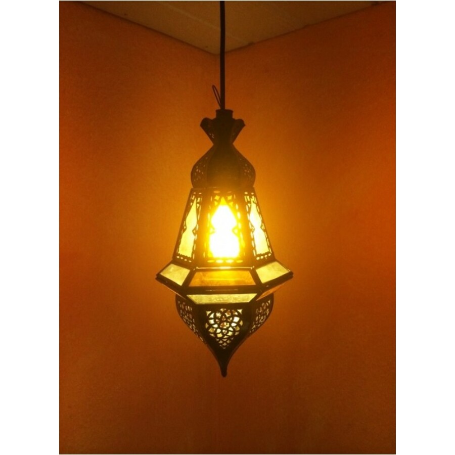 Anya marokkói mennyezeti lámpa sárga