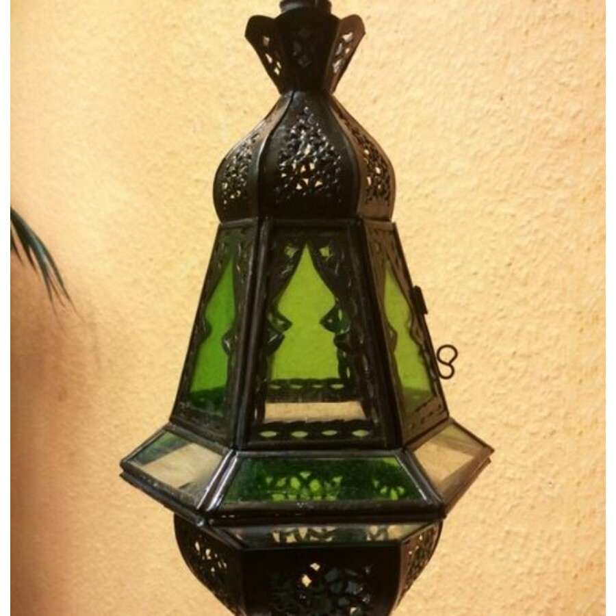 Anya marokkói mennyezeti lámpa zöld