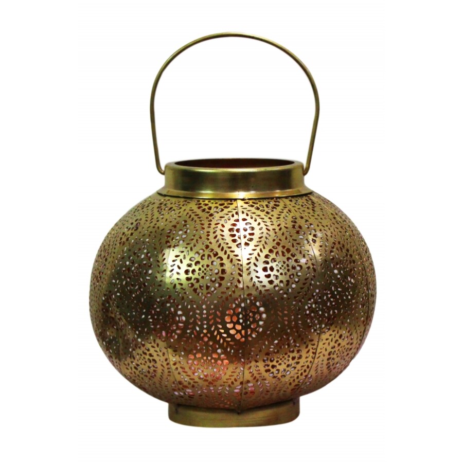 Bahadir marokkói gyertya és mécsestartó arany színű
