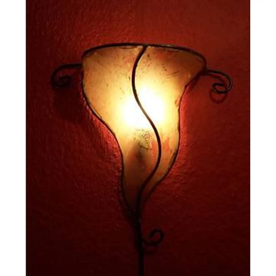 Marokkói henna natúr falilámpa