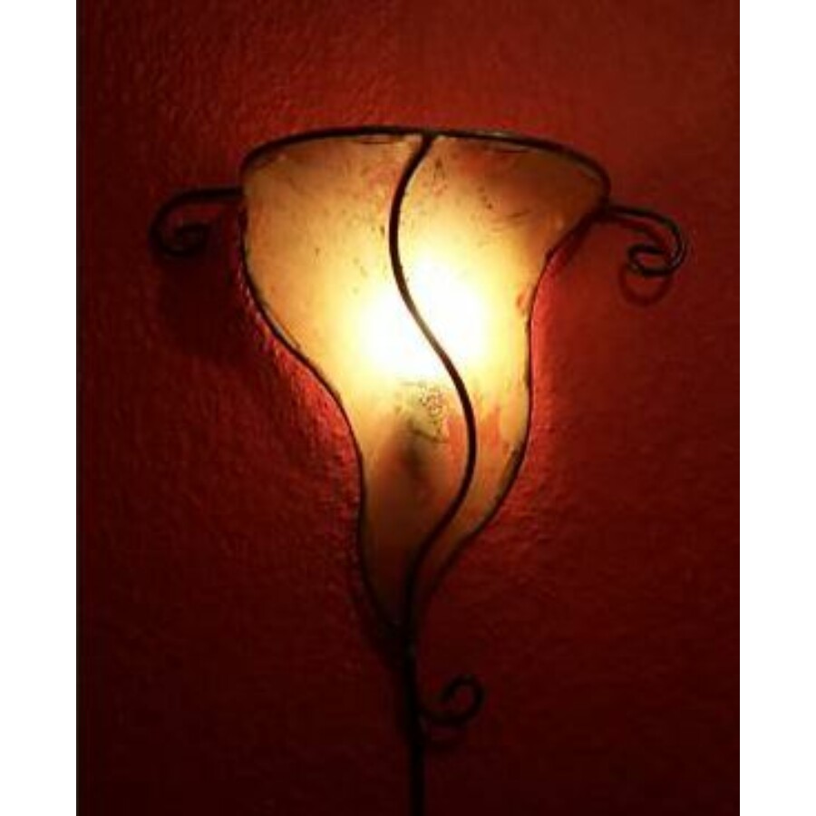Marokkói henna natúr fali lámpa