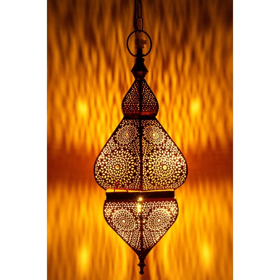 Idal marokkói mennyezeti lámpa arany