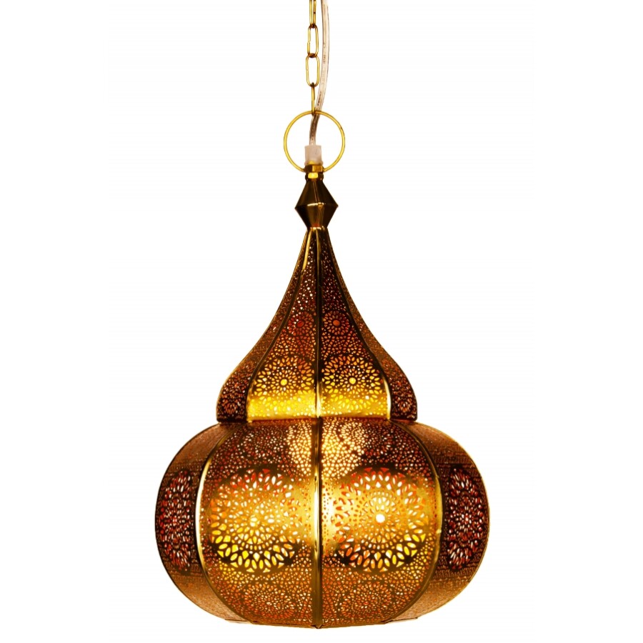 Ilham marokkói mennyezeti lámpa arany