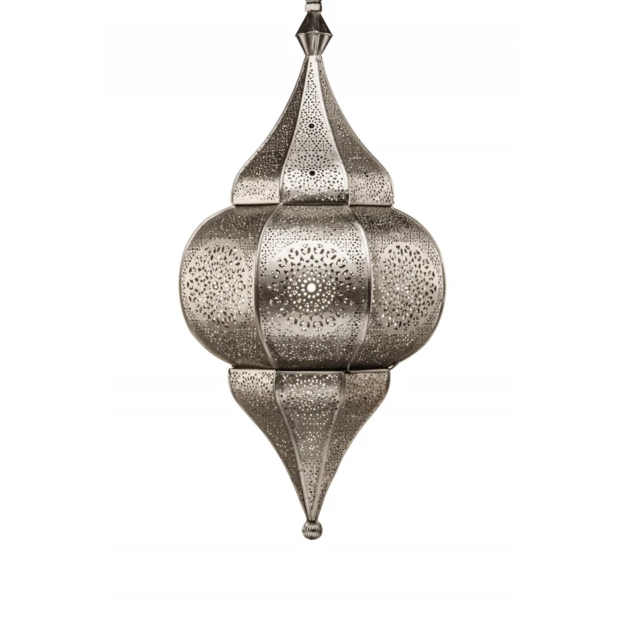 Malha marokkói mennyezeti lámpa ezüst