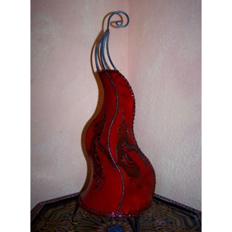 Mogador marokkói henna állólámpa piros 60 cm