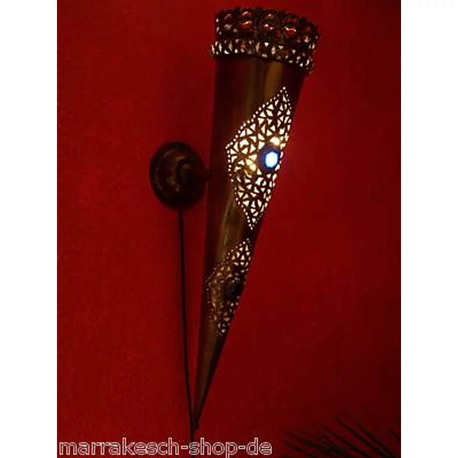 Palast marokkói falilámpa kék 