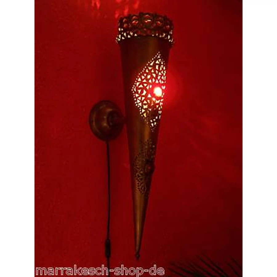 Palast marokkói falilámpa piros