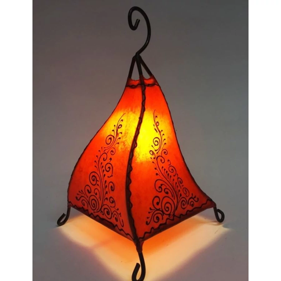 Rahaf marokkói henna asztali állólámpa narancs 35 cm